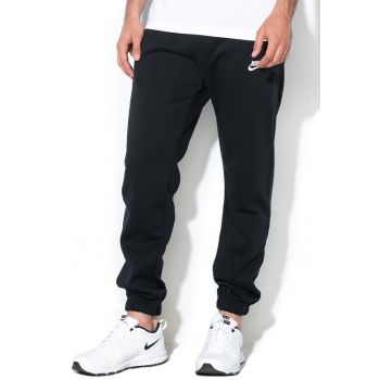 Pantaloni de trening cu logo brodat