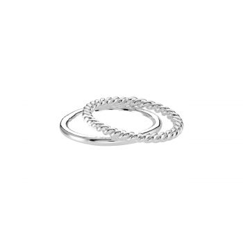 Freya braided ring duo r577l