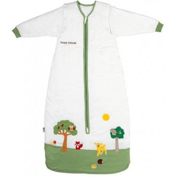 Sac de dormit cu maneca lunga detasabila Forest Friends 130 cm 3.5 Tog