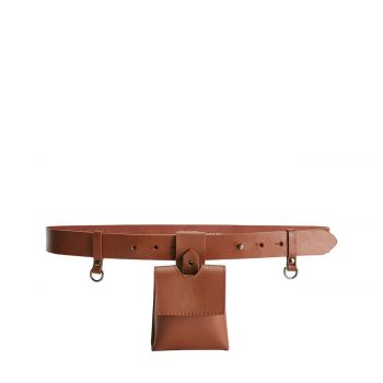 Leather belt l