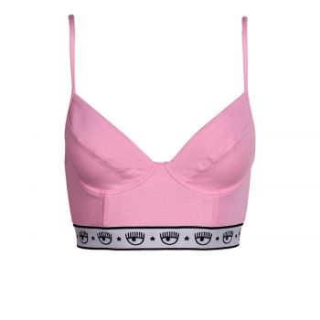 Stretch jersey bralette rosa s