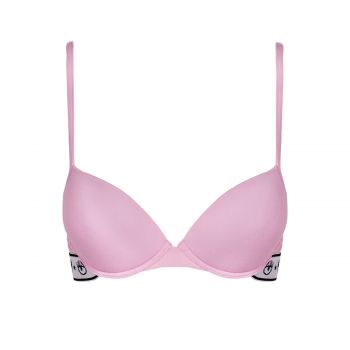 Stretch jersey push-up rosa l