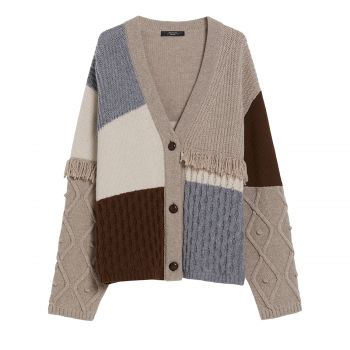 Wool yarn cardigan xs