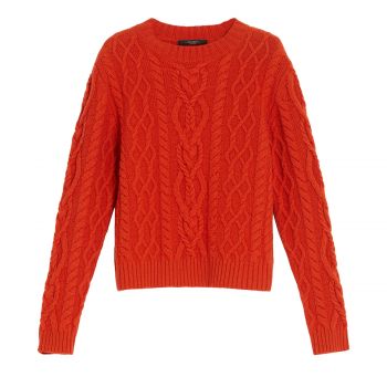 Wool yarn sweater l