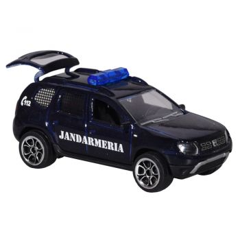 Masina de jandarmerie Majorette Dacia Duster albastru ieftina