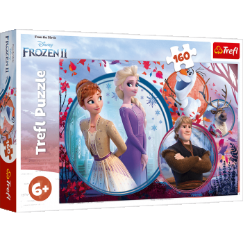 Puzzle Trefl Disney Frozen 2, Aventura surorilor 160 piese