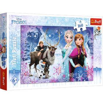 Puzzle Trefl Disney Frozen, Aventura iernii 160 piese