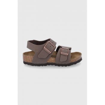 Birkenstock sandale copii culoarea maro