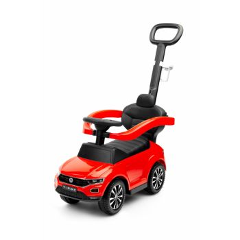 Masinuta ride-on cu maner parental Toyz Volkswagen T-ROC rosie