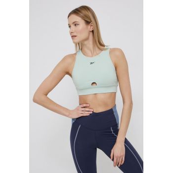 Reebok top de antrenament H51848 culoarea verde