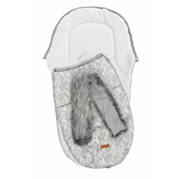 Sac de iarna Sensillo Olaf Fleece 100x45 cm Gri Deschis ieftin