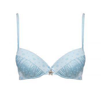 All over eye star stretch satin push-up l