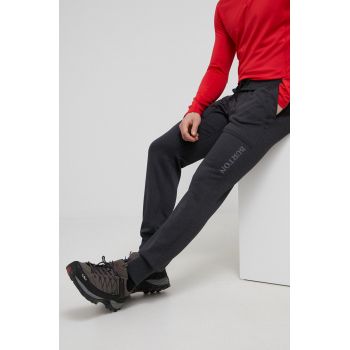 Burton pantaloni barbati, culoarea gri, neted ieftini