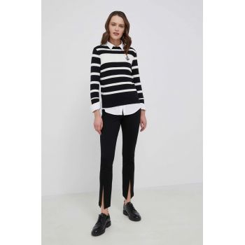 GAP pantaloni femei, culoarea negru