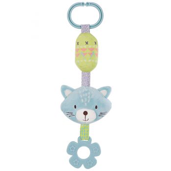 Jucarie cu clopotel KikkaBoo pentru patut sau carucior Kit the Cat