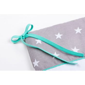 Aparatoare interioara pentru patut 180x30 cm Grey Stars