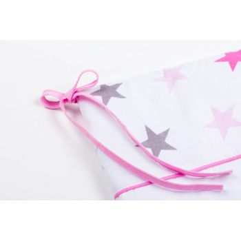 Aparatoare interioara pentru patut 180x30 cm White Stars