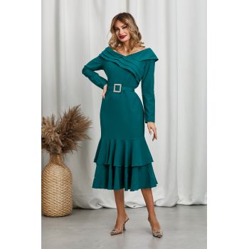 Rochie Adelinne Verde