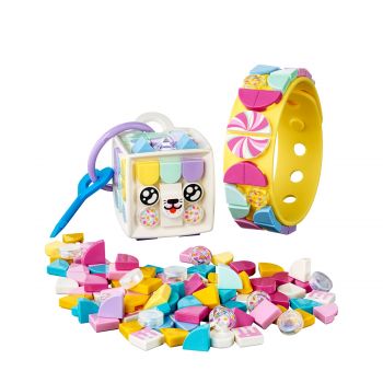 Dots candy kitty bracelet & bag tag 41944