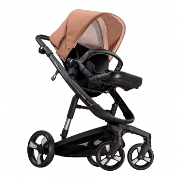 Carucior Bebumi Space 2 in 1 Gold cadru negru