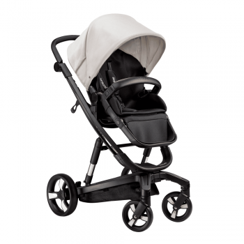 Carucior Bebumi Space 2 in 1 Gray Light cadru negru de firma original