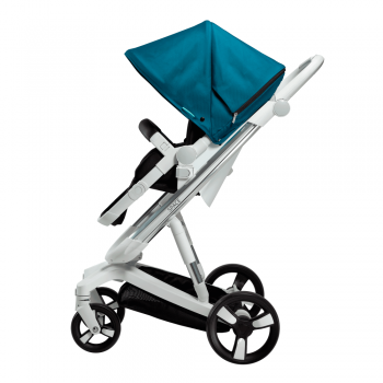 Carucior Bebumi Space 2 in 1 Green cadru silver