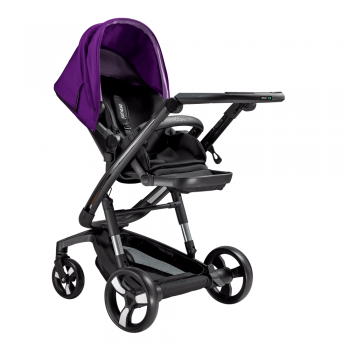 Carucior Bebumi Space 2 in 1 Purple cadru negru la reducere