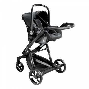 Carucior Bebumi Space 3 in 1 Gold cadru negru