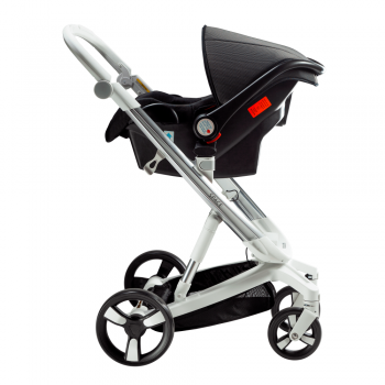 Carucior Bebumi Space 3 in 1 Gray cadru silver