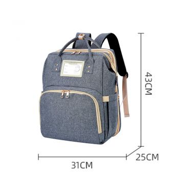 Rucsac pentru mamici F extensibil gray