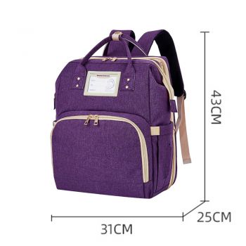 Rucsac pentru mamici F extensibil purple