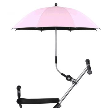 Umbrela pentru carucior roz 75cm ieftin