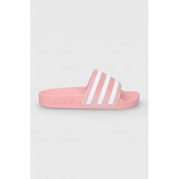 adidas Originals papuci GX3372 femei, culoarea roz GX3372-WONMA/WHT