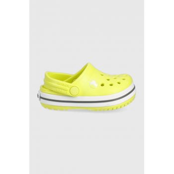 Crocs slapi copii culoarea verde