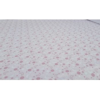 Set cearceafuri Pink Moon KidsDecor cu elastic din bumbac 70x120 cm