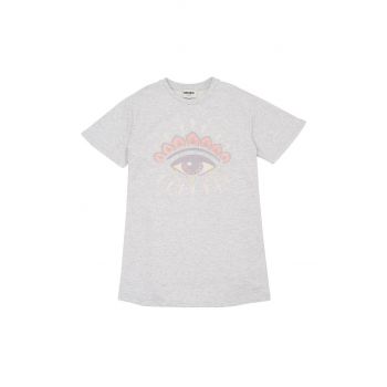 Kenzo Kids tricou de bumbac pentru copii culoarea gri