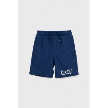 Levi's pantaloni scurti copii culoarea albastru marin,