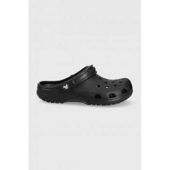 Crocs papuci culoarea negru