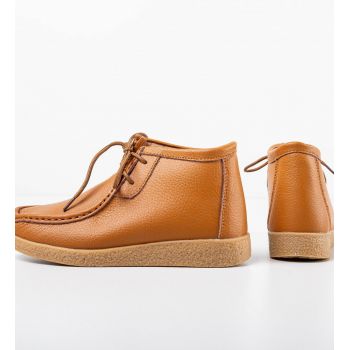 Pantofi Casual dama Defendo Camel de firma originala