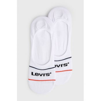 Levi's șosete (2-pack) bărbați, culoarea alb 37157.0771-whitebluer de firma originale