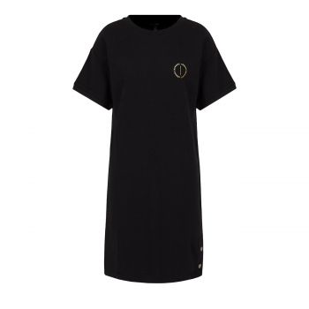 Jersey cotton t-shirt dress l