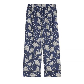 Silk twill trousers 34