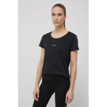 Roxy tricou femei, culoarea negru