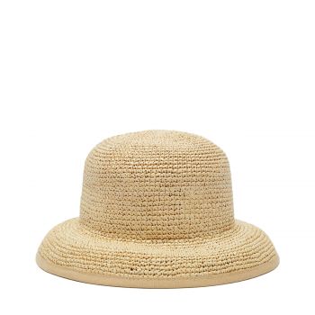 Raffia cloche hat 57