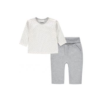 Set de pantaloni si bluza din amestec de bumbac