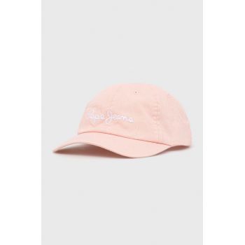 Pepe Jeans sapca Lucia Cap culoarea roz, cu imprimeu ieftina