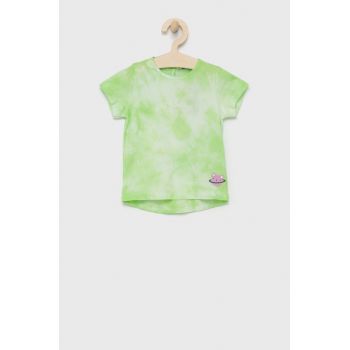United Colors of Benetton tricou de bumbac pentru copii culoarea verde