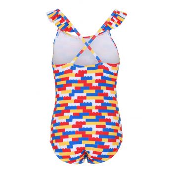 Lego Wear costum de baie copii culoarea rosu