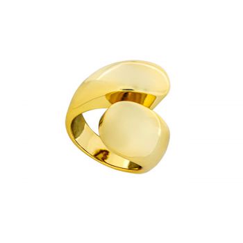 Inel Optimism Placat Cu Aur Galben 14K 48