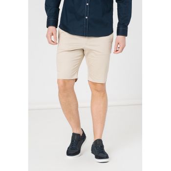 Pantaloni casual chino cu buzunare oblice